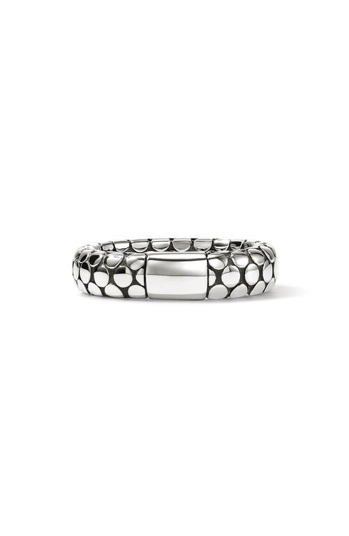 John Hardy Dot Band Ring, Sterling Silver In Metallic