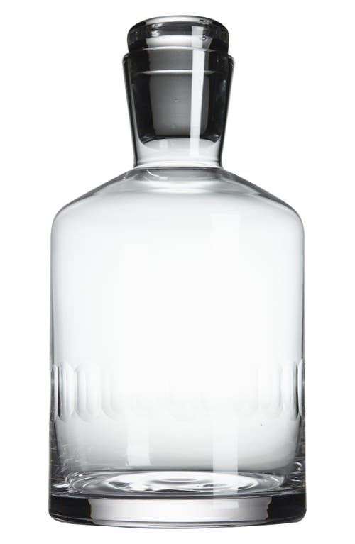 The Vintage List Crystal Decanter In Transparent