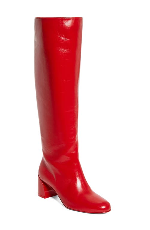Christian Louboutin Janitta Leather Knee-high Boots 55
