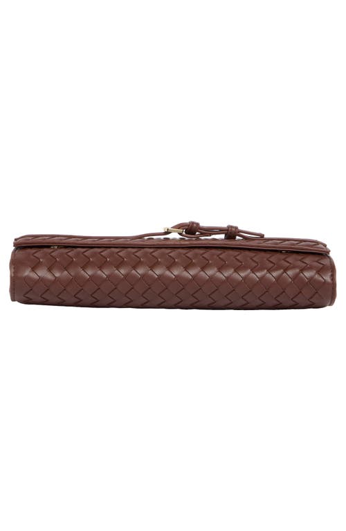 Urban Expressions Handbags Woven Convertible Clutch In Brown