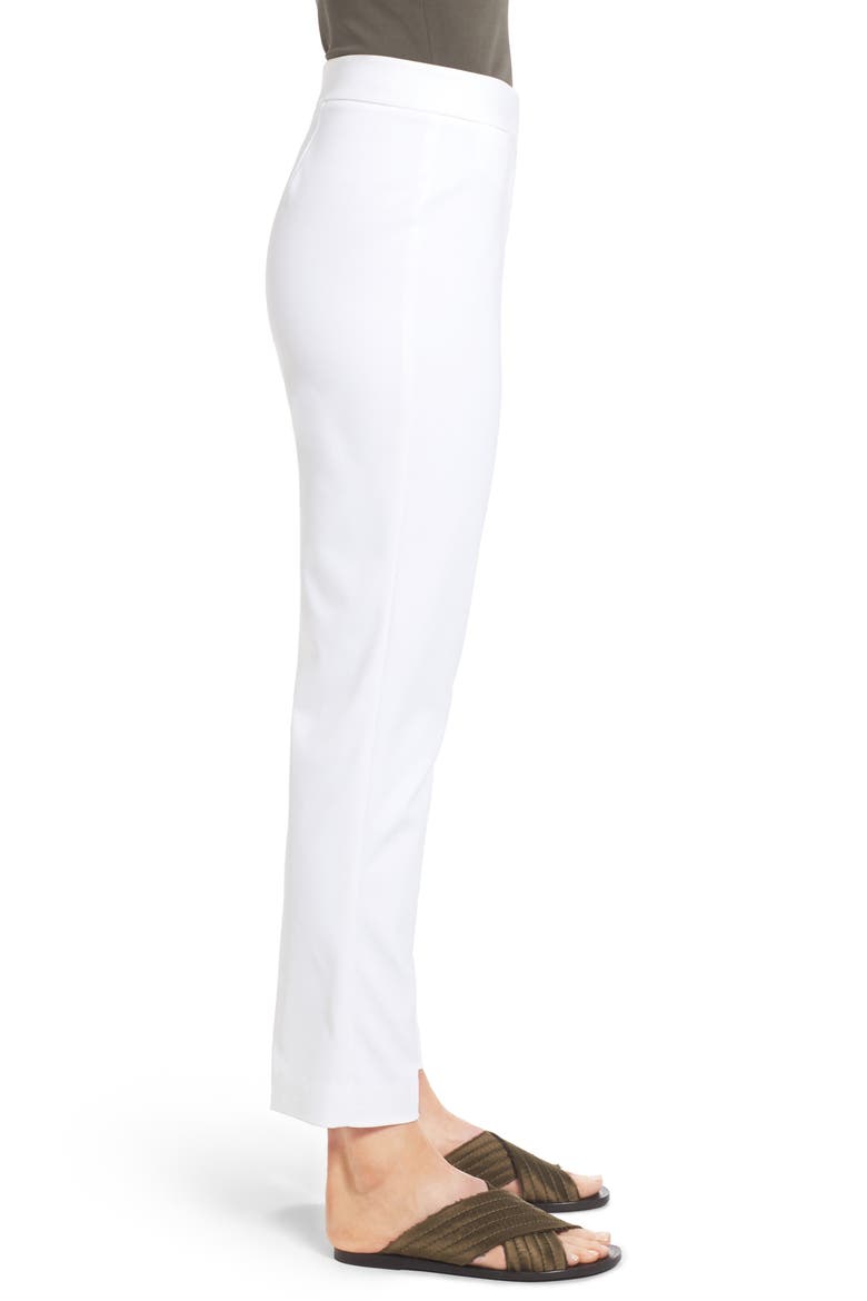 'Veloria' Slim Ankle Pants, Alternate, color, WHITE