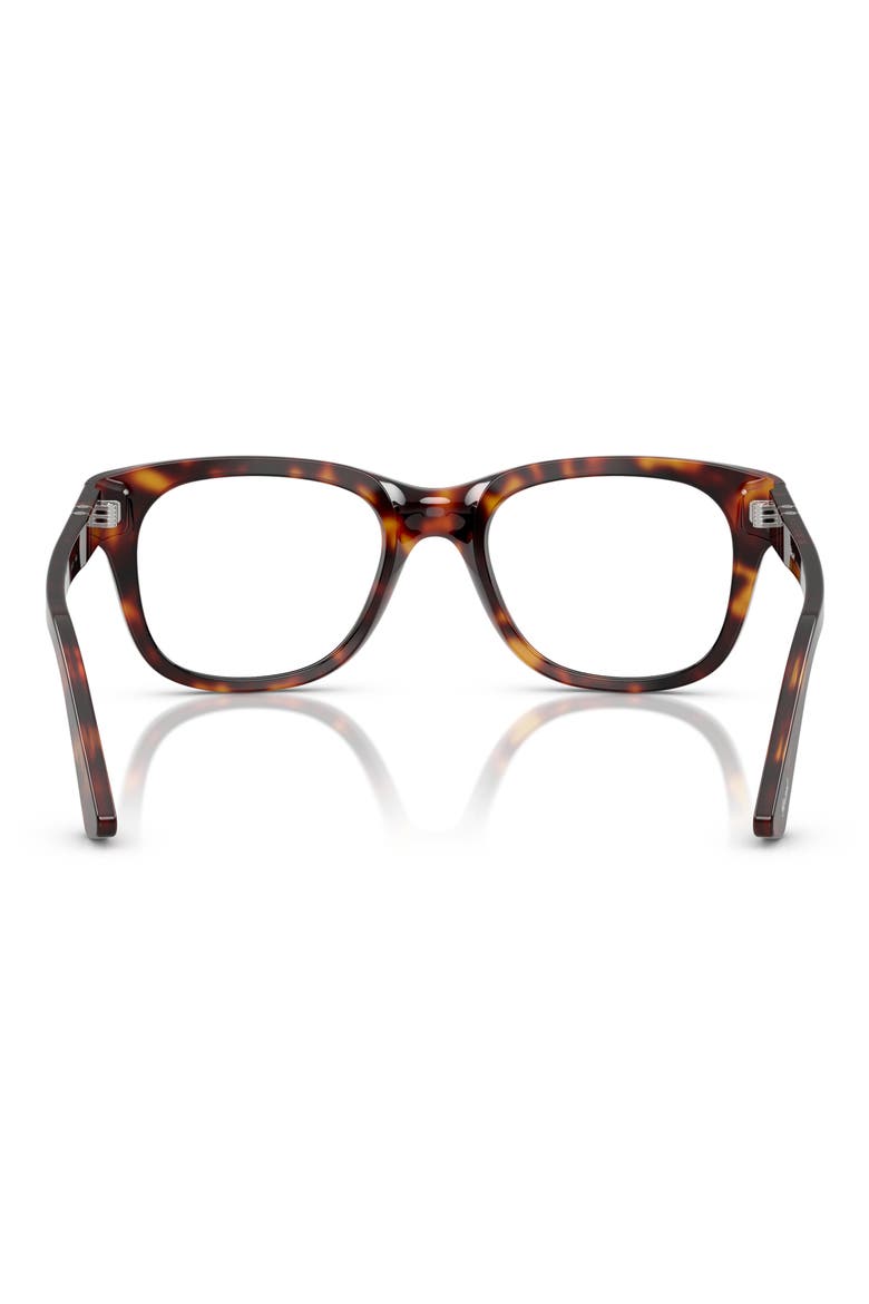 53mm Square optical glasses, Alternate, color, HAVANA/ DEMO LENS
