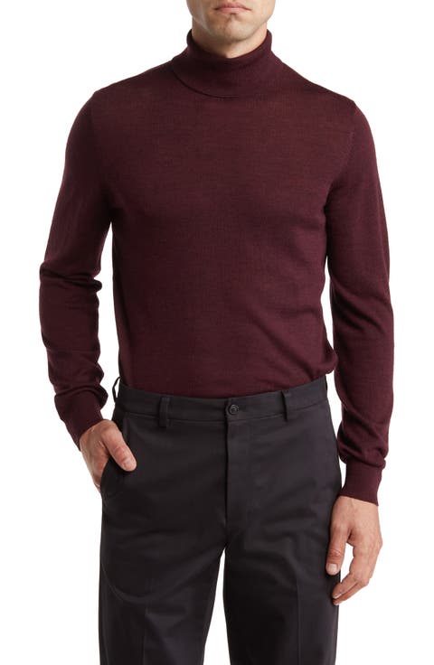 Merino Wool Turtleneck Sweater