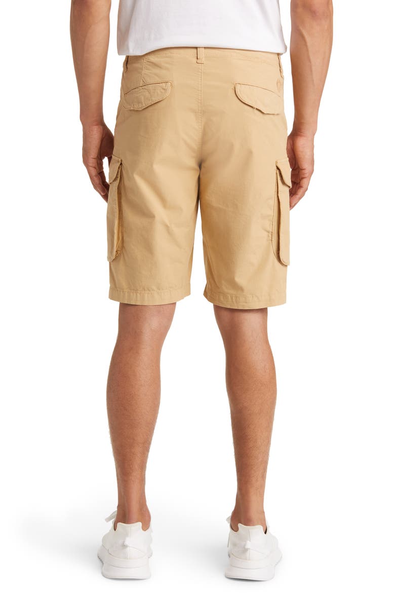 Stretch Cotton Cargo Shorts, Alternate, color, HONEY