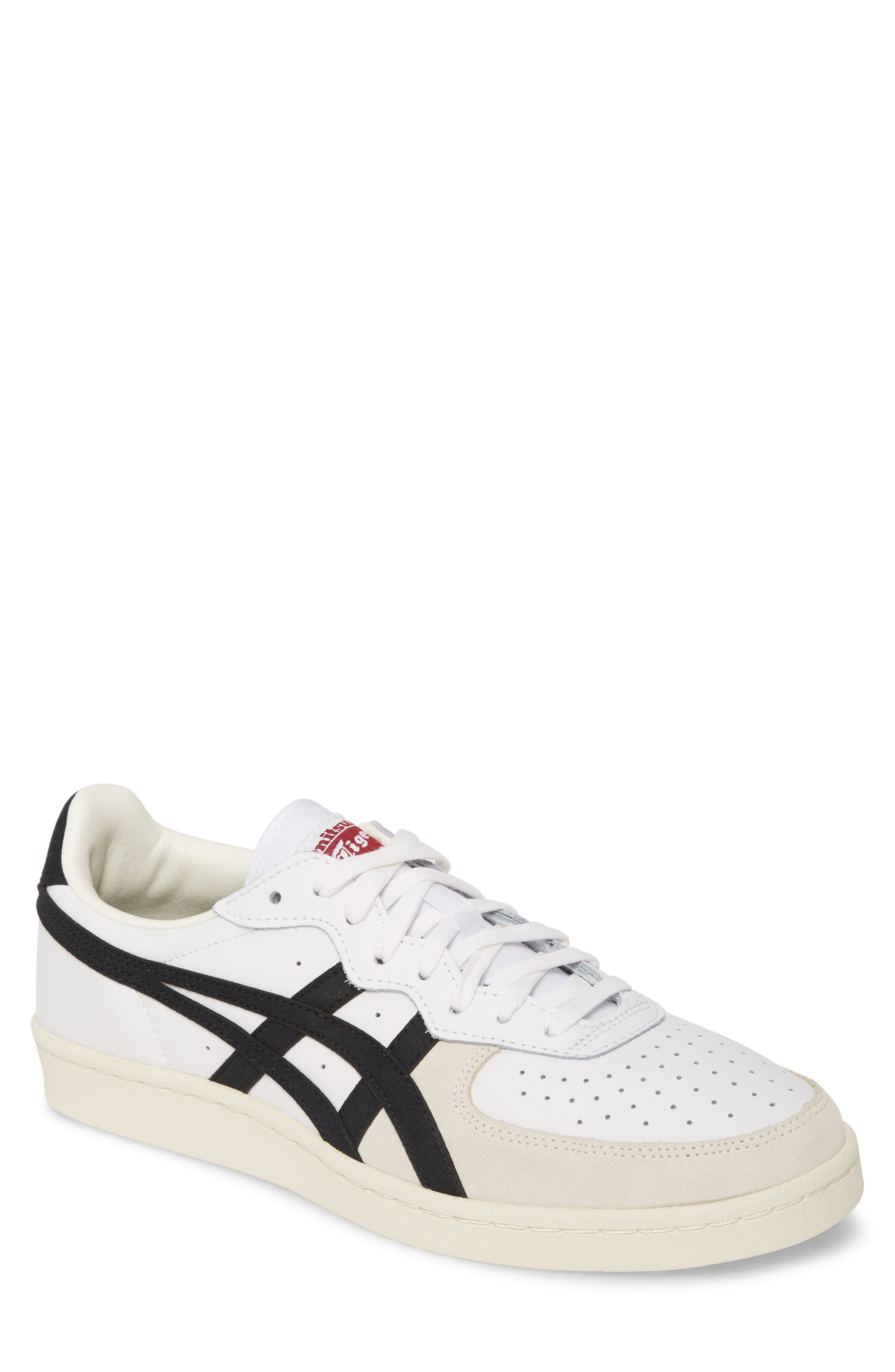 Sneaker, Main, color, WHITE/ BLACK LEATHER
