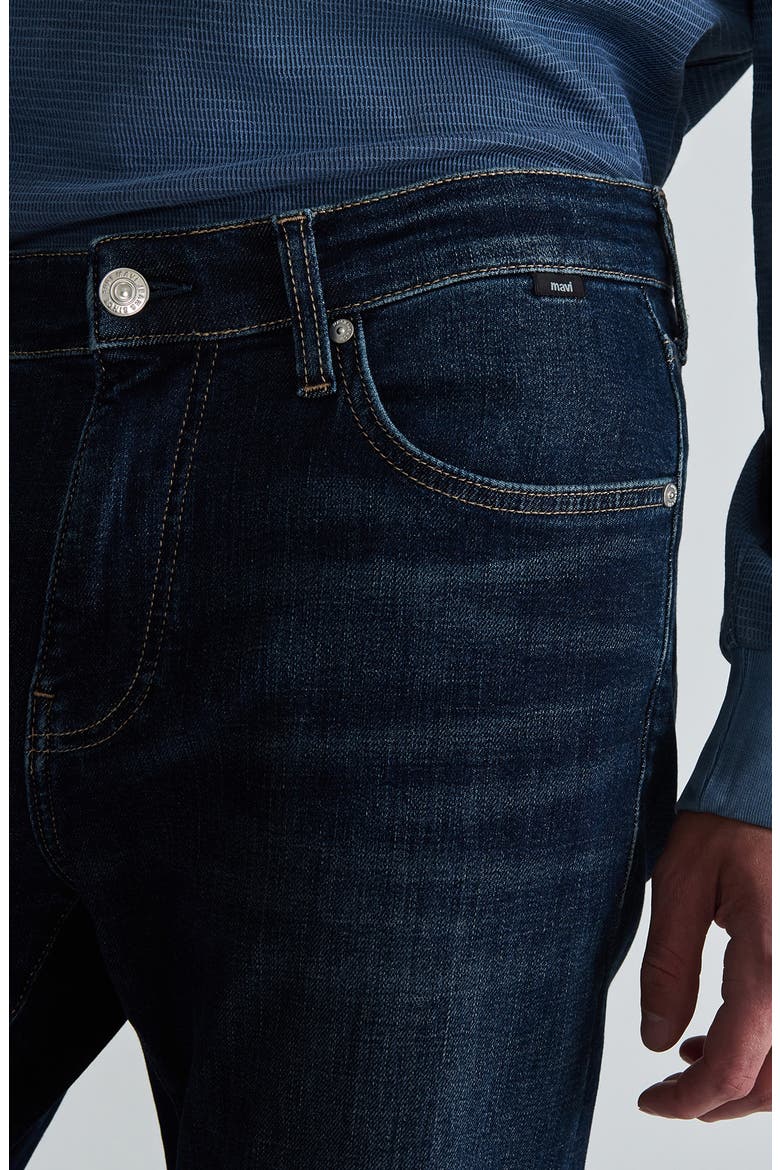Zach Straight Leg Jeans, Alternate, color, DEEP BRUSHED CLASSIC