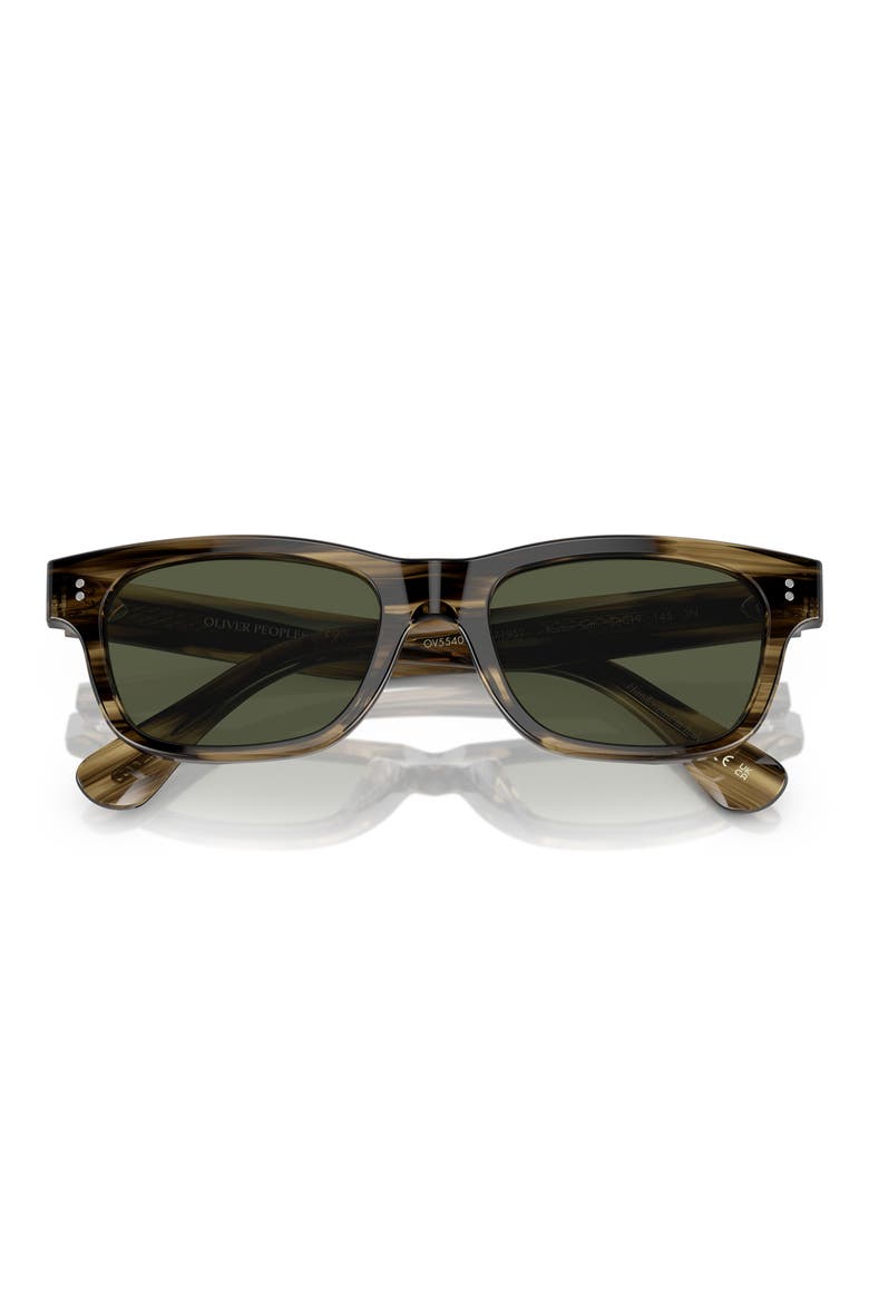 Rosson Sun 53mm Square Sunglasses, Alternate, color, OLIVE