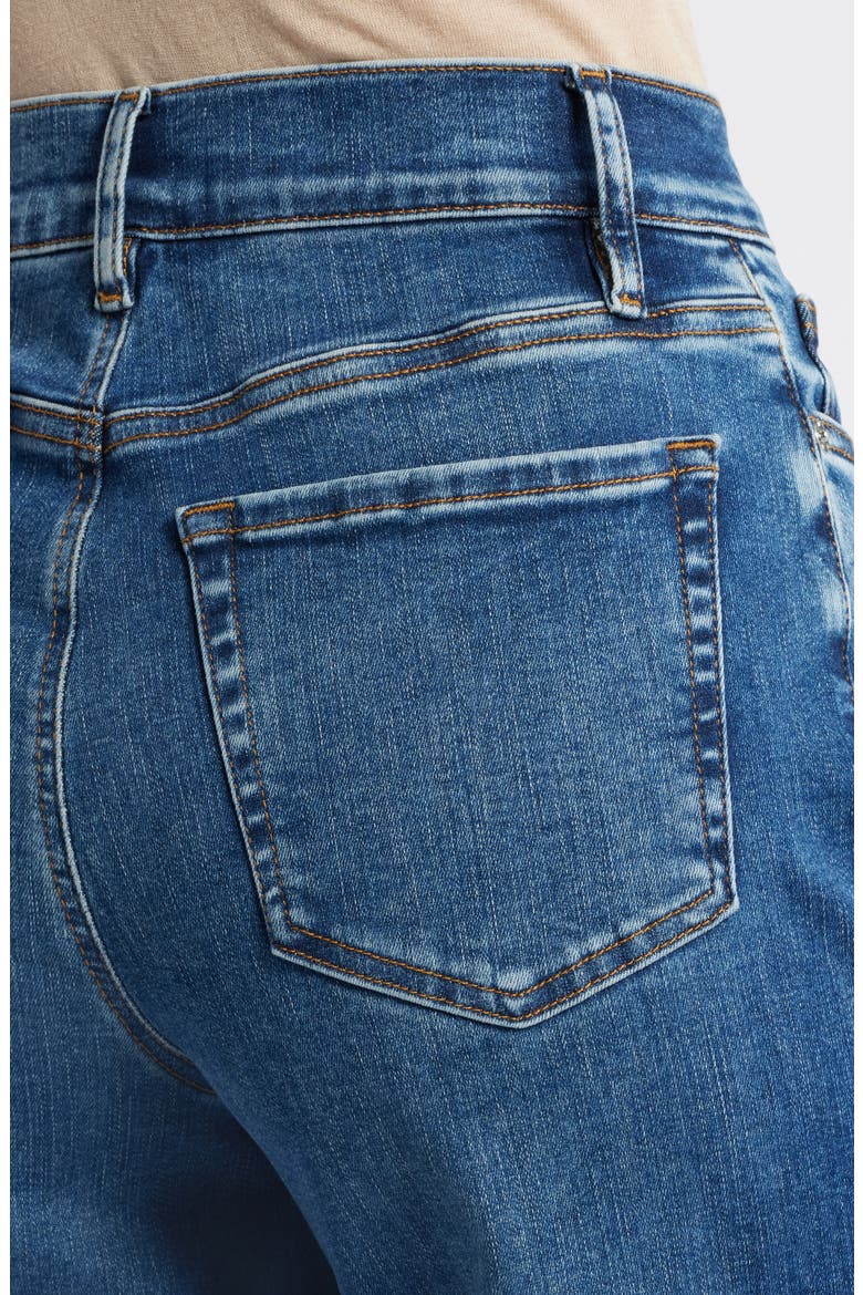 Le Slim Palazzo High Waist Wide Leg Jeans, Alternate, color, SKYWALK