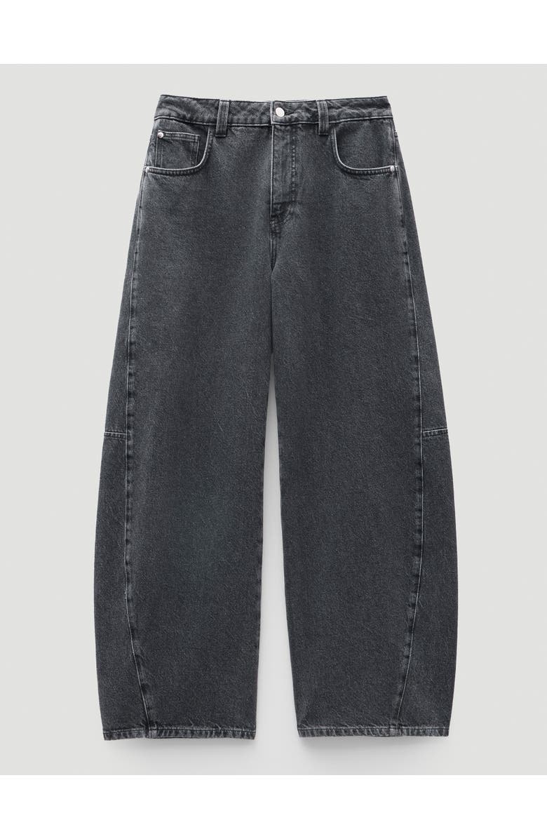 Hush Bree Horseshoe Barrel Leg Jeans, Alternate, color, Washed Black