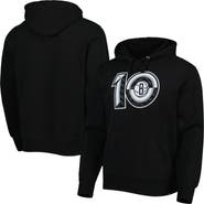 '47 Men's '47 Black Brooklyn Nets 10th Anniversary Headline Pullover Hoodie