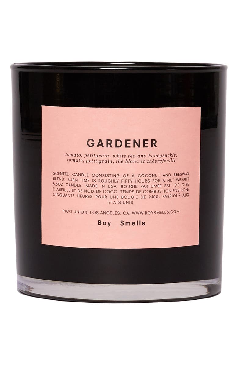 Boy Smells Gardener Scented Candle, Main, color, 