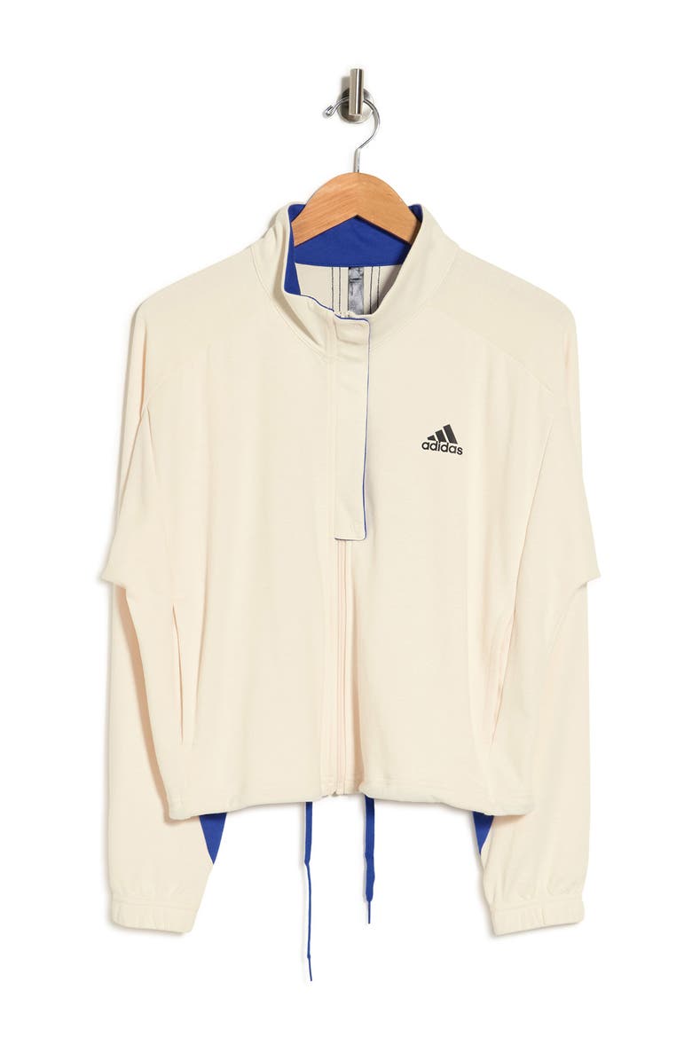 adidas Drawstring Zip Jacket, Alternate, color,