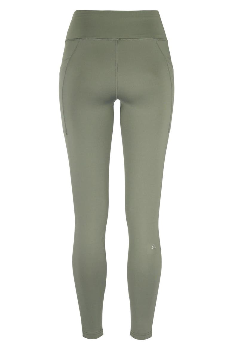 ADV Essence Warm Tights, Alternate, color, LEAF