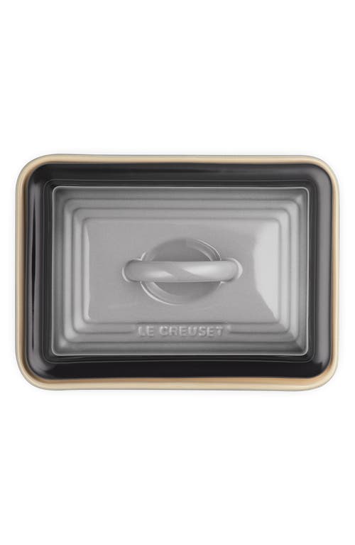 Le Creuset Heritage Butter Dish In Oyster