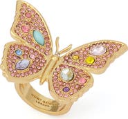 Kurt Geiger London Pavé Butterfly Cocktail Ring