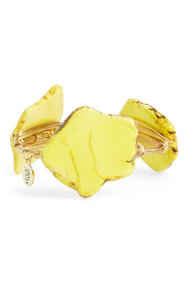 Medium Stone Bracelet, Alternate, color, YELLOW