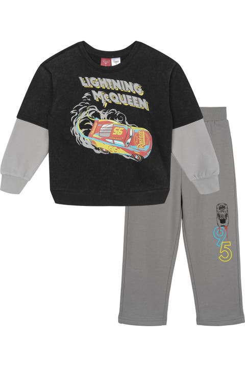 Cars Lightning McQueen Fleece 2-Piece Sweatshirt and Pants Set