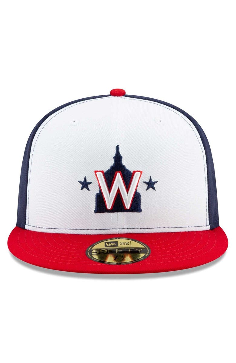 New Era Men's New Era White Washington Nationals 2023 Little League classic 59FIFTY Fitted Hat, Alternate, color, 