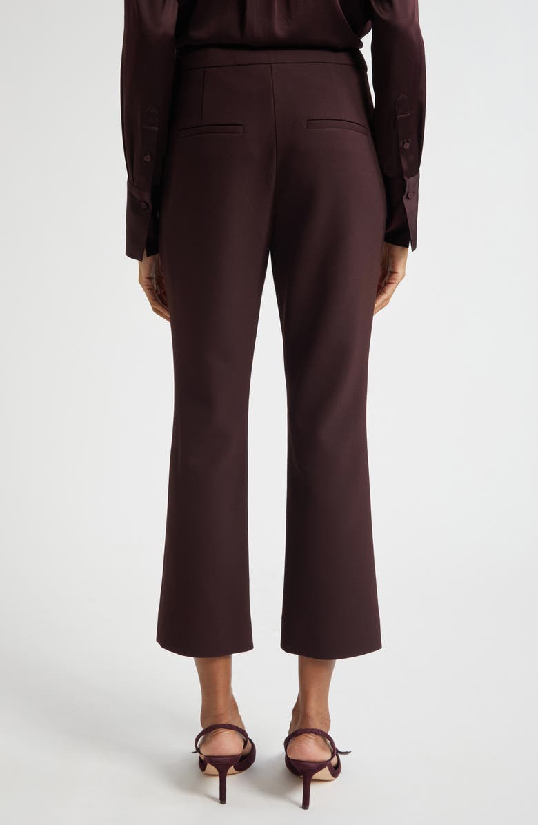 Veronica Beard Arte Crop Pants, Alternate, color, Dark Currant