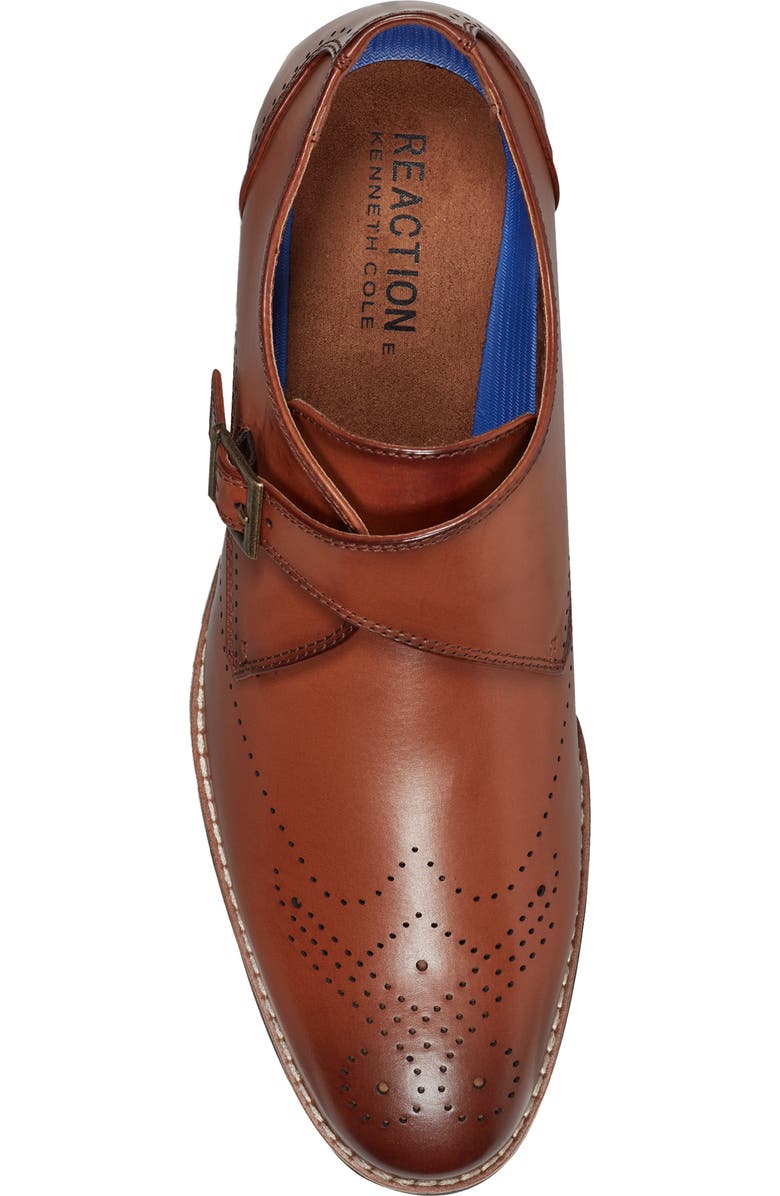 Kenneth Cole Cheer One Buckle Monk Shoe, Alternate, color, Tan