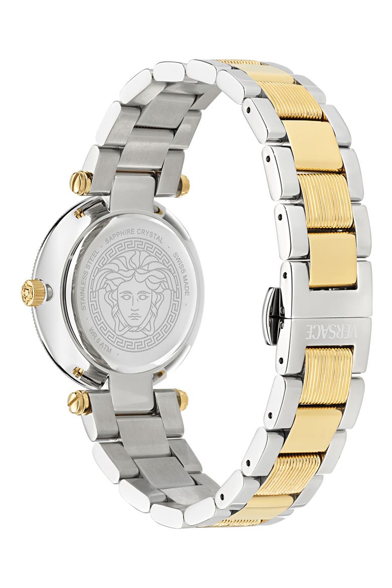 Reve Bracelet Watch, 35mm, Alternate, color, TWO TONE GREEN