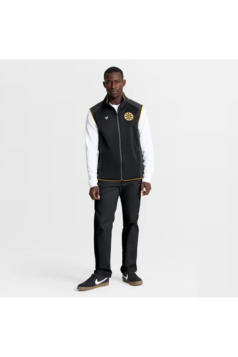 Men's Fanatics Black Boston Bruins Authentic Pro Rink Full-Zip Vest, Alternate, color, Black
