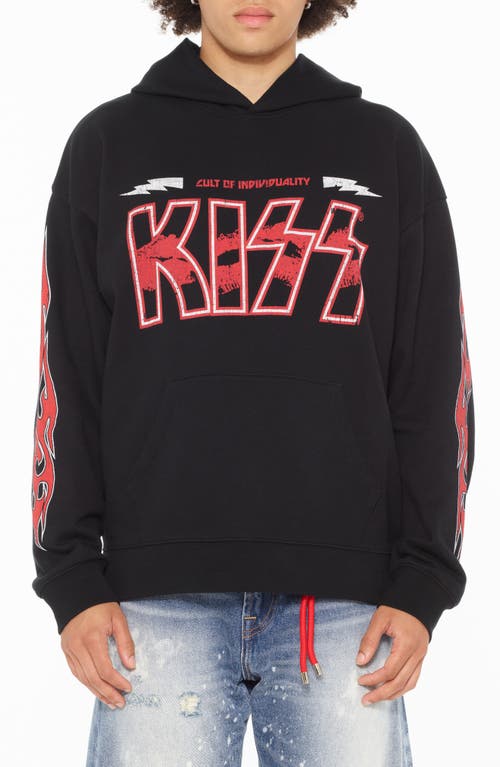 Cult Of Individuality Graphic Sweatshirt In Black