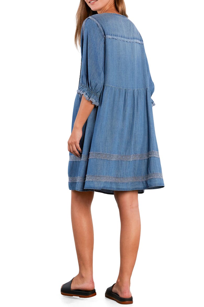 Perfect Brunch Shift Dress, Alternate, color, DENIM