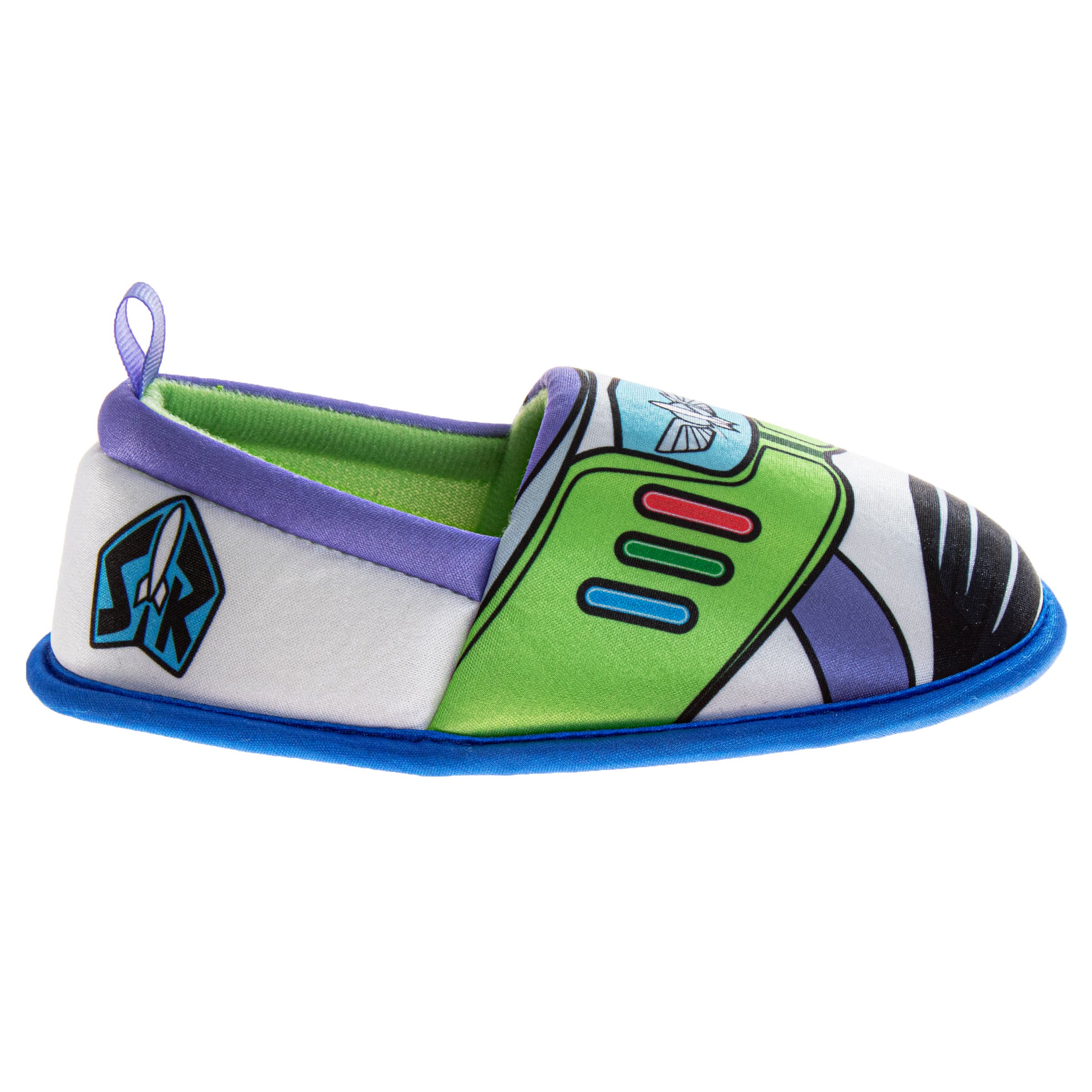 Disney Toy Story Woody & Buzz Slippers, Alternate, color, Red/Blue