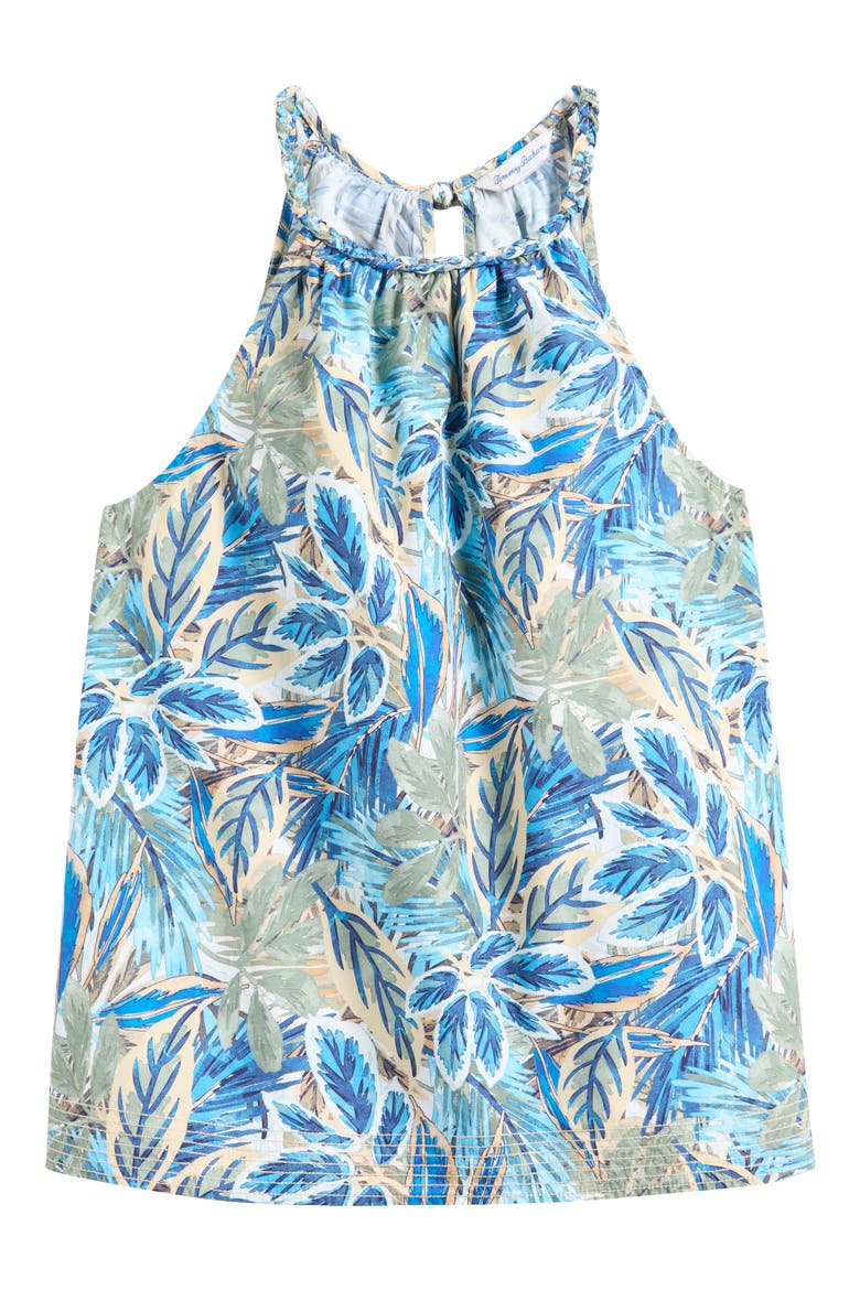 Frond Grove Cotton Poplin Top, Alternate, color, CROISSANT