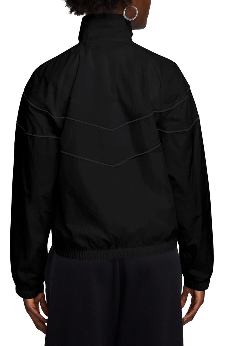 Nike Windrunner Water Repellent Jacket, Alternate, color, 010 Black/White