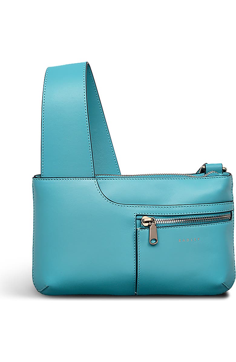 Radley Pockets Mini Ziptop Crossbody Bag, Main, color, Maldives