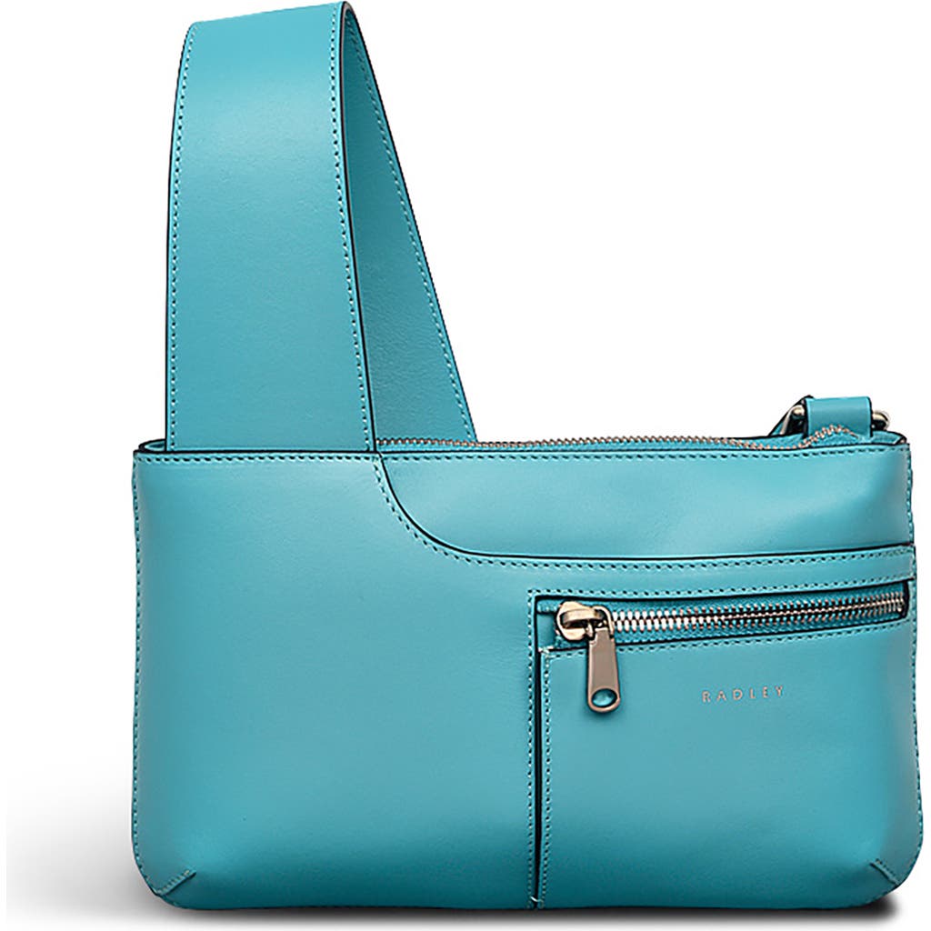 Radley Pockets Mini Ziptop Crossbody Bag In Blue