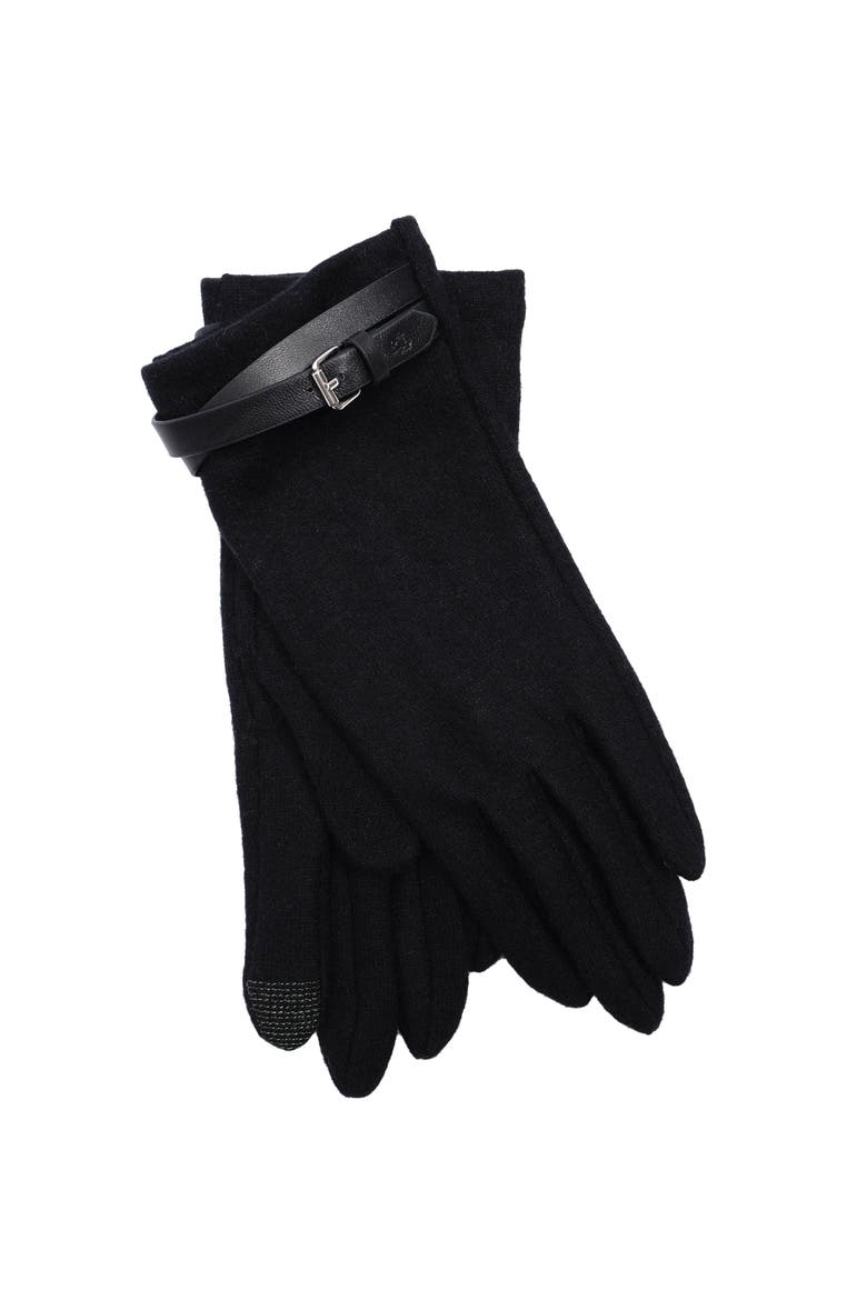 Criss Cross Belt Glove, Main, color, Black