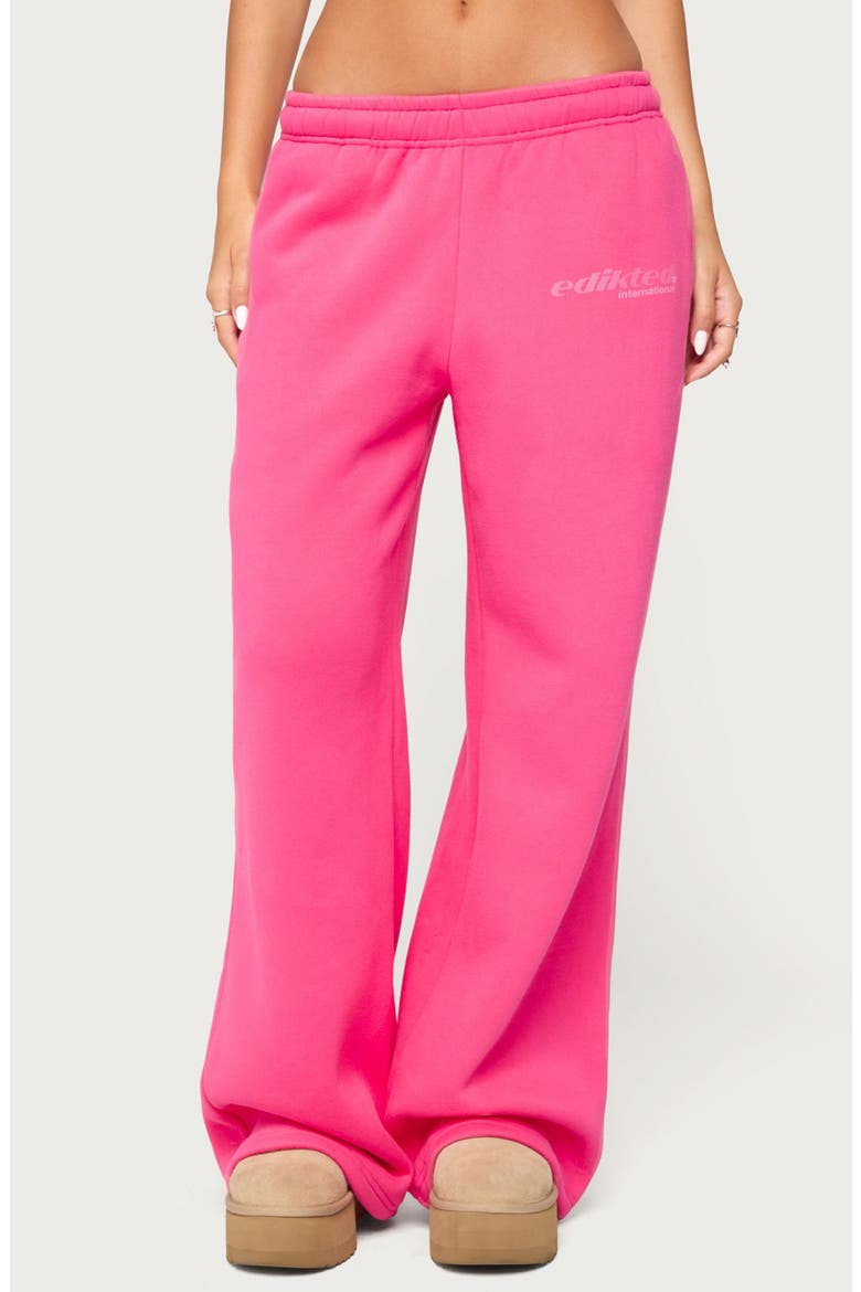 International Wide Leg Sweatpants, Main, color, PINK