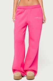 EDIKTED International Wide Leg Sweatpants
