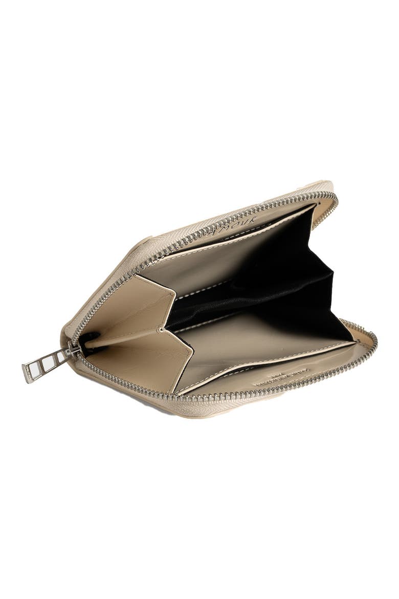 Mini ZV Tattoo Leather Zip Around Wallet, Alternate, color, FLASH
