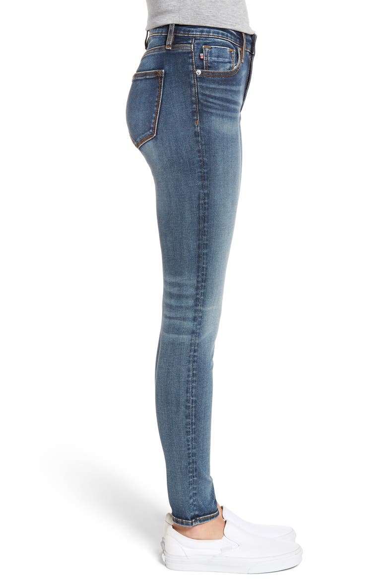 Marley Skinny Jeans, Alternate, color, MED WASH