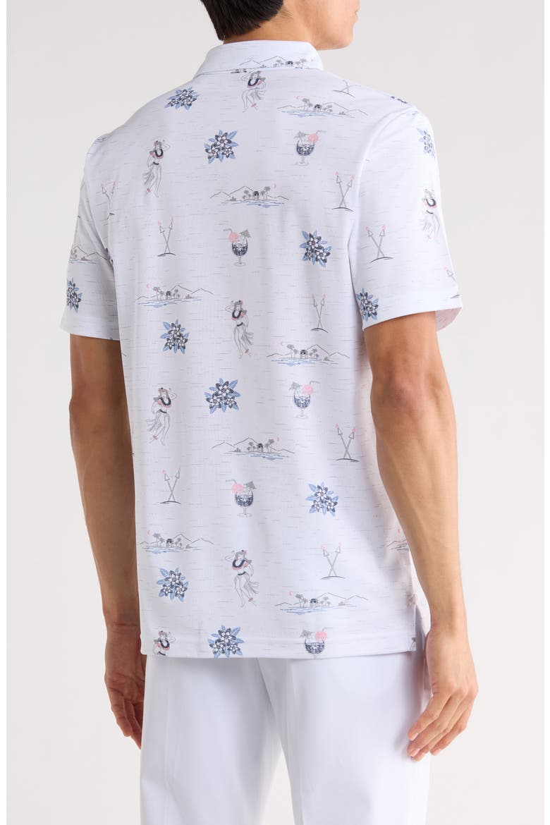 Island Paradise Knit Polo, Alternate, color, WHITE