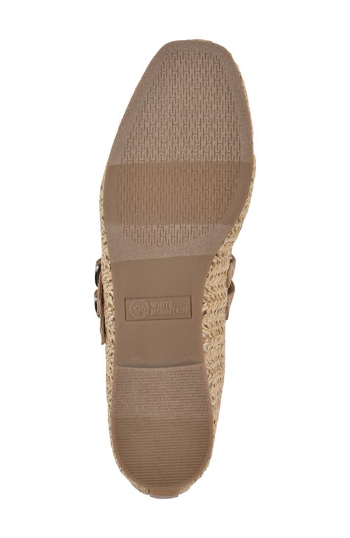 Cliffs By White Mountain Bocage Mary Jane Flat In Dark Natural Smooth