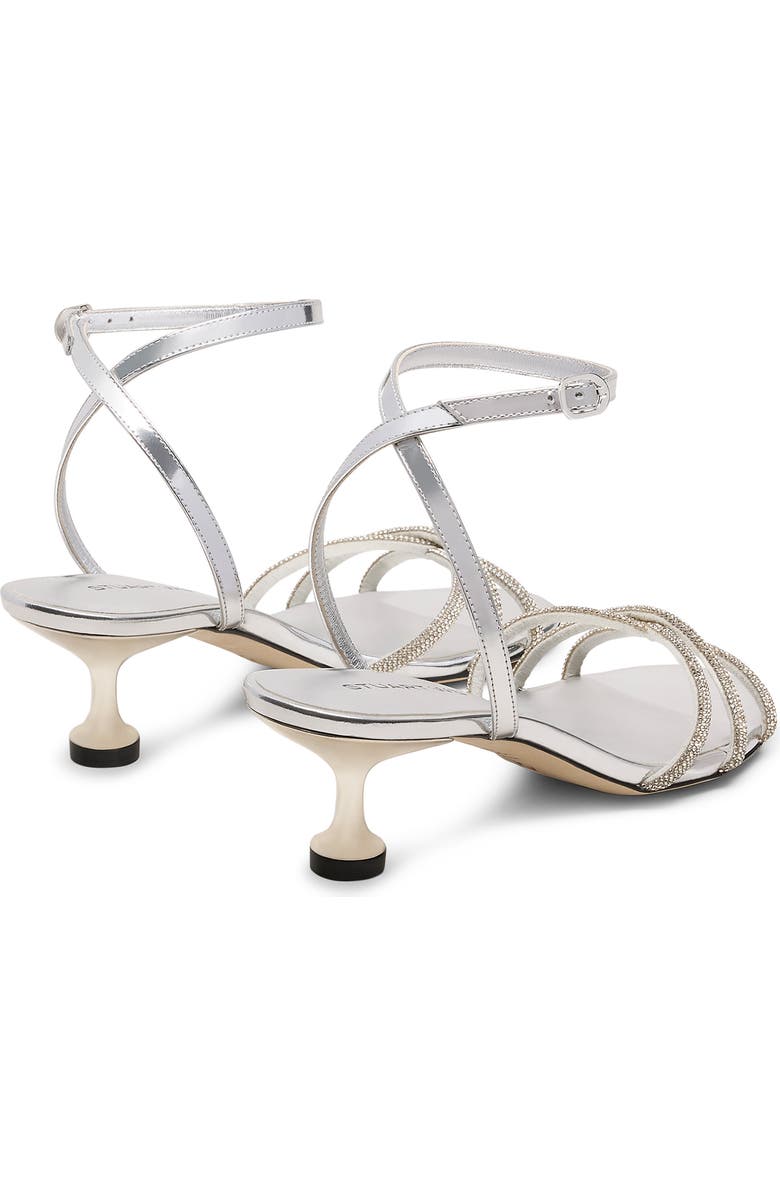 Stuart Weitzman Nudistini Shine Sandal 50, Alternate, color,