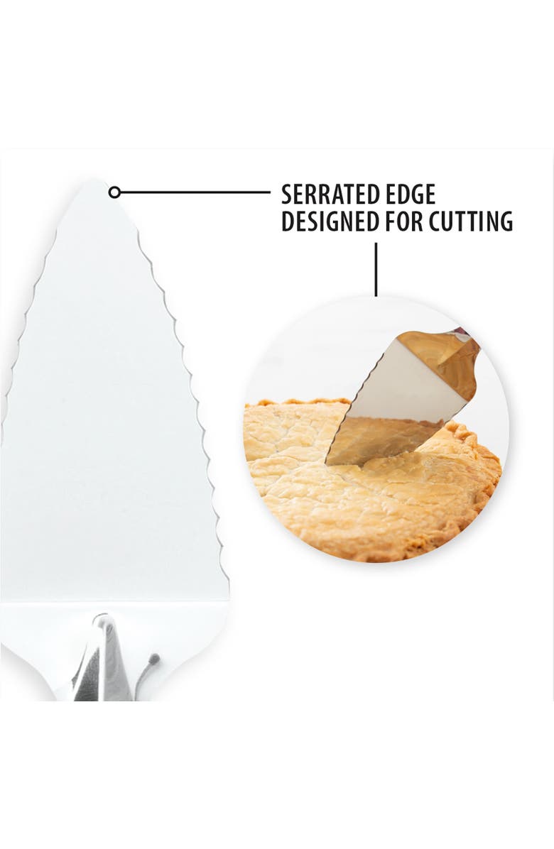 Rada Cutlery Pie A 'La Mode Serving Set with Gift Box, Alternate, color, Black