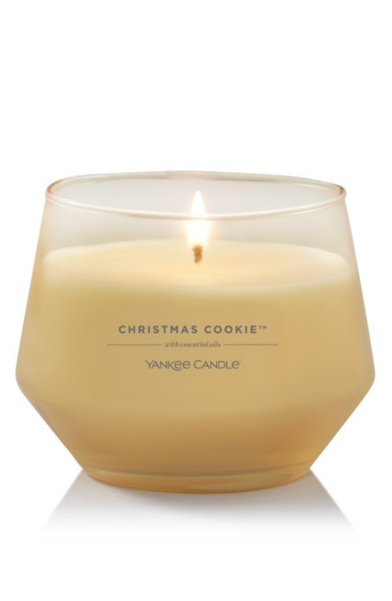 YANKEE CANDLE Christmas Cookie Studio Candle with Essential Oils, Set of 2, Alternate, color, Ivory