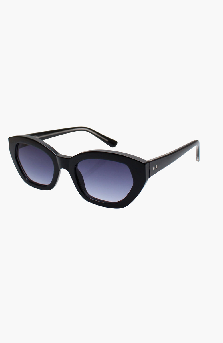 Reality Eyewear Martine Sunglasses, Alternate, color, Black