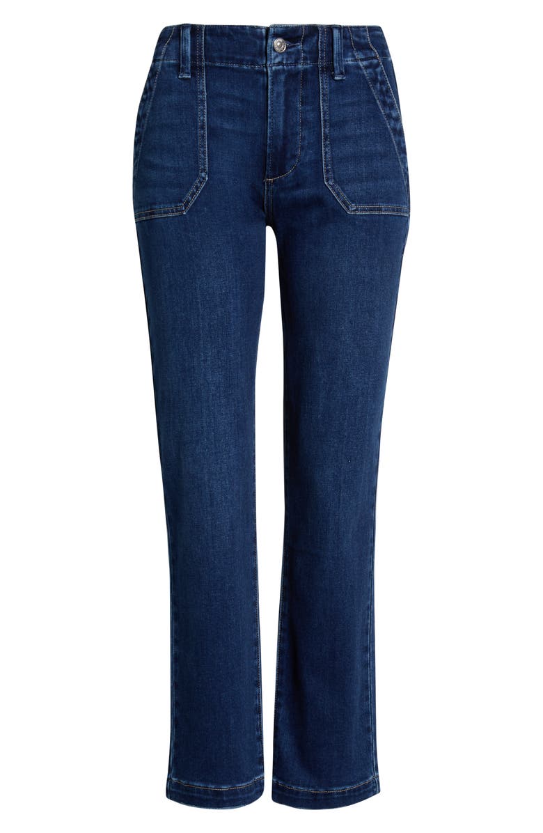 PAIGE Mayslie Ankle Straight Leg Jeans, Alternate, color, Dresden