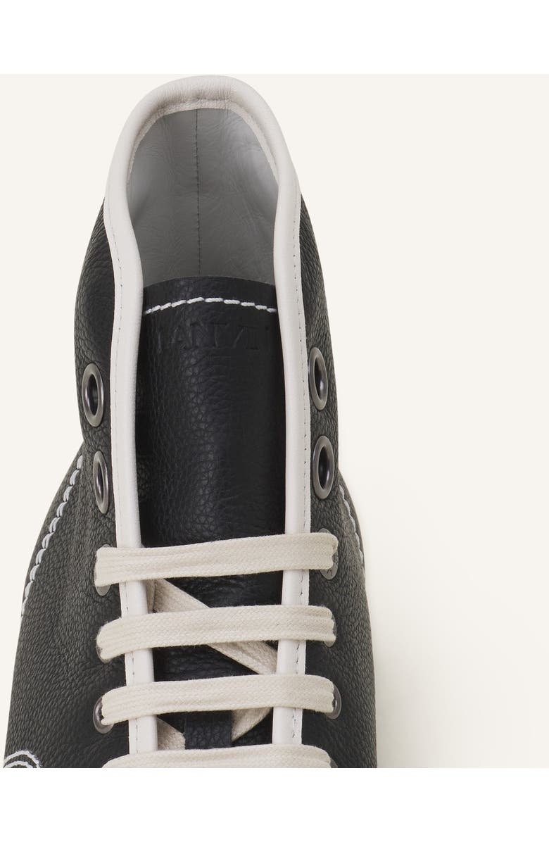 Lanvin DBB1 HIGH-TOP LEATHER SNEAKERS, Alternate, color,