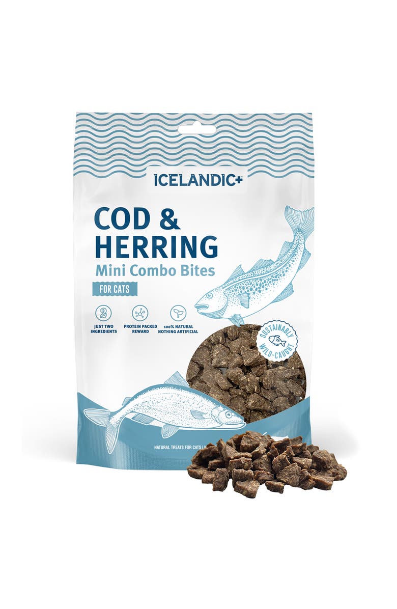ICELANDIC+ Mini Combo Bites Cod 
Herring, 1.7Oz Bag, Alternate, color, 