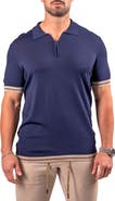 Maceoo Quarter Zip Polo