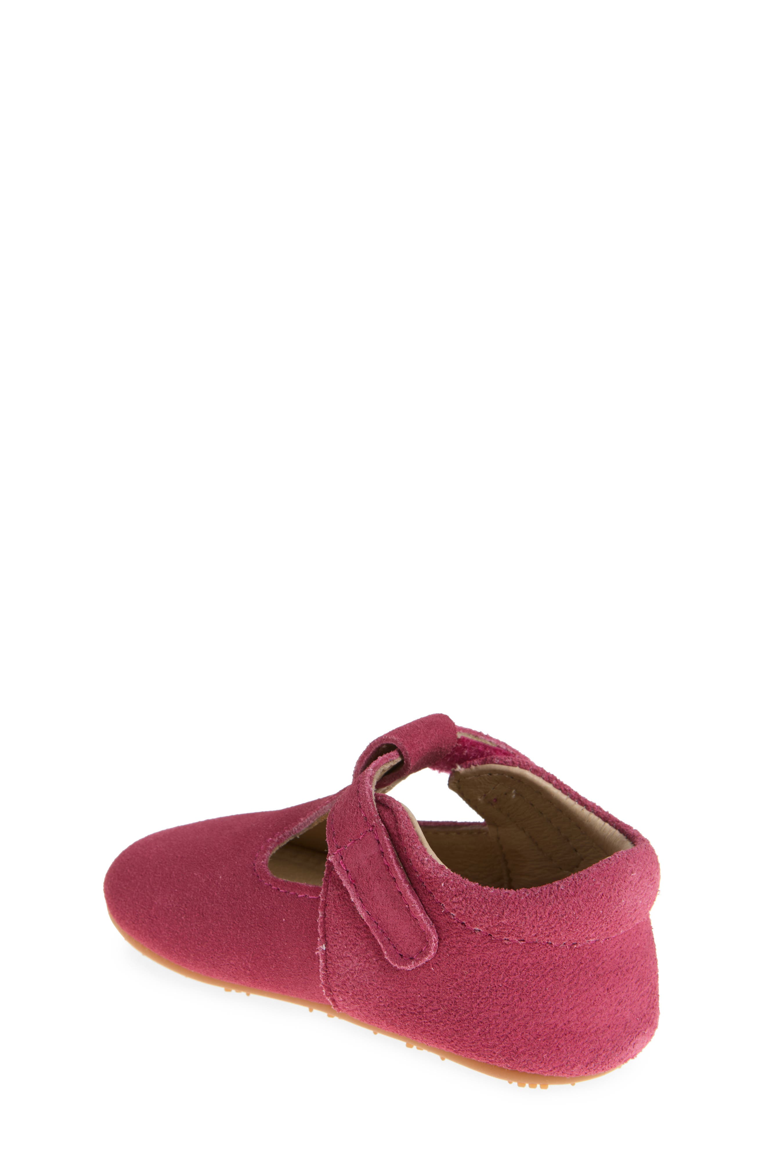 Kids' Softly Bub Mary Jane, Alternate, color, DARK PINK SUEDE