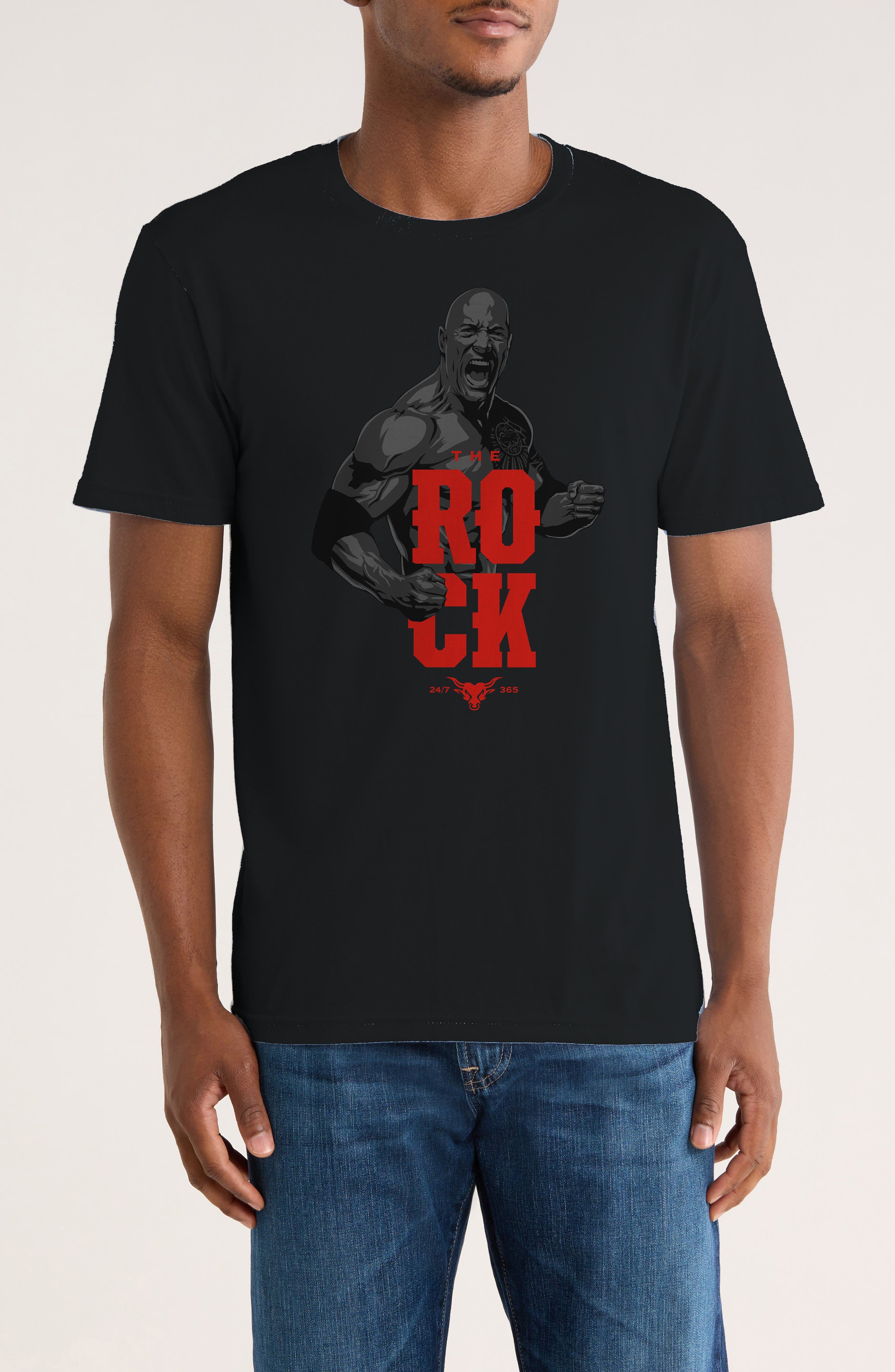 WWE Rock Graphic T-Shirt
